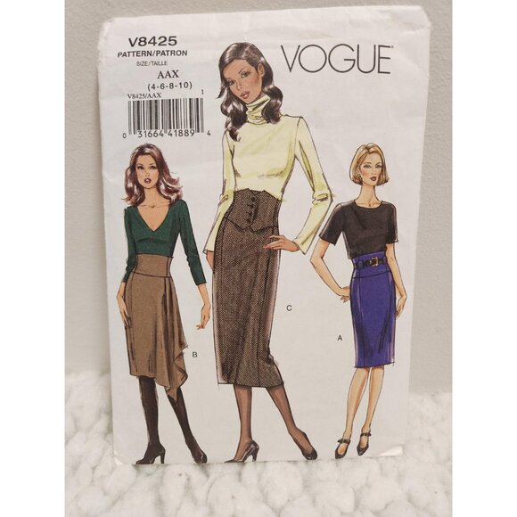 Vogue V8425 Women’s Skirt Sewing Pattern • Pencil Skirt - Picture 5 of 10